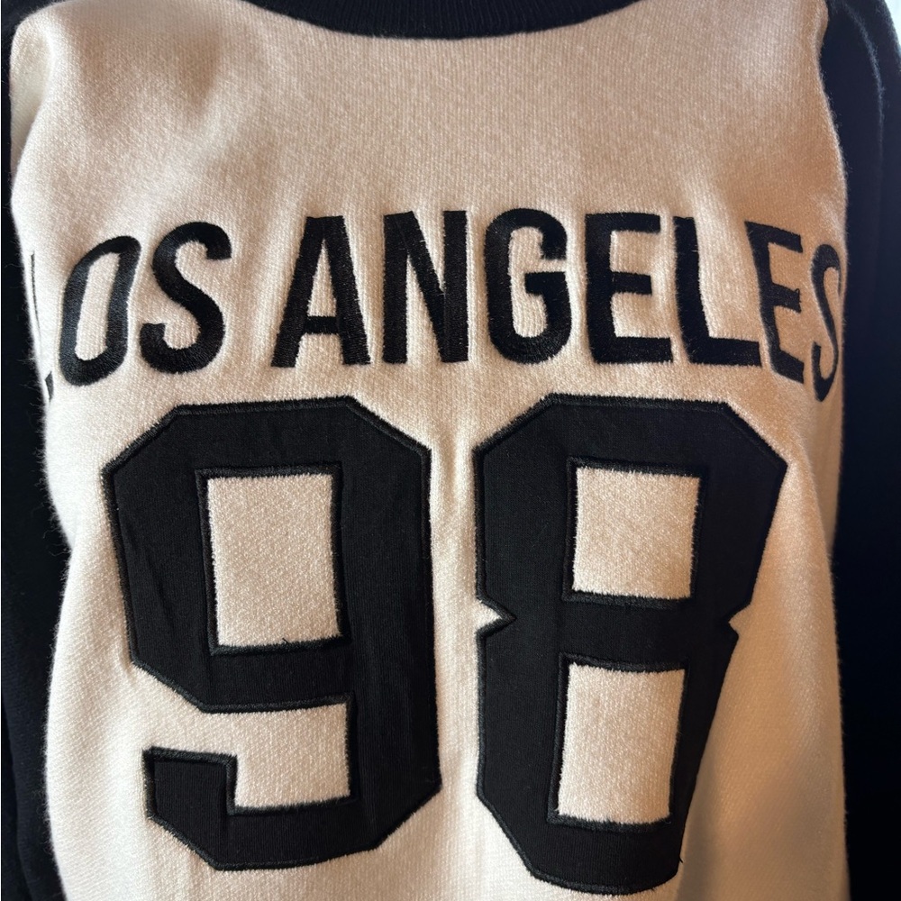 Los Angeles 98 Black and White Sweater - Picture 2 of 8